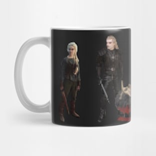 The Princess, the Warrior and the Sorceress - Pixel Art Mug